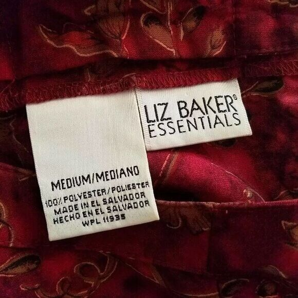 Bundle Lot of 4 Liz Baker Shein Womens Sz M Short Sleeve Blouse - Picture 3 of 10